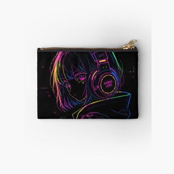 Item preview, Neon Cyber Kawaii Girl | Anime Cyberpunk Art designed and sold by KawaiiLabo.