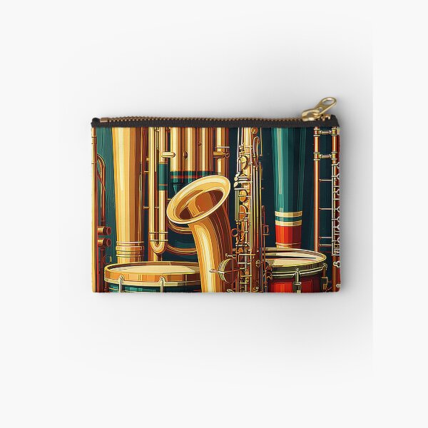 Item preview, Elkhart Indiana Band Instrument Capital Vintage Poster designed and sold by Boddicca.