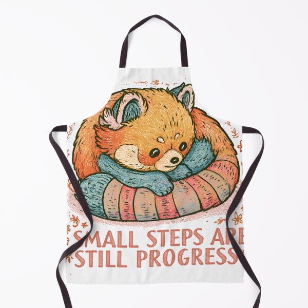 Item preview, Small Steps Progress Motivational Axolotl Crayon Doodle designed and sold by auxincaftan0o.