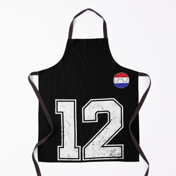 Item preview, Netherlands Soccer Number 12 Vintage Sports Fan designed and sold by LiviuGligoros.