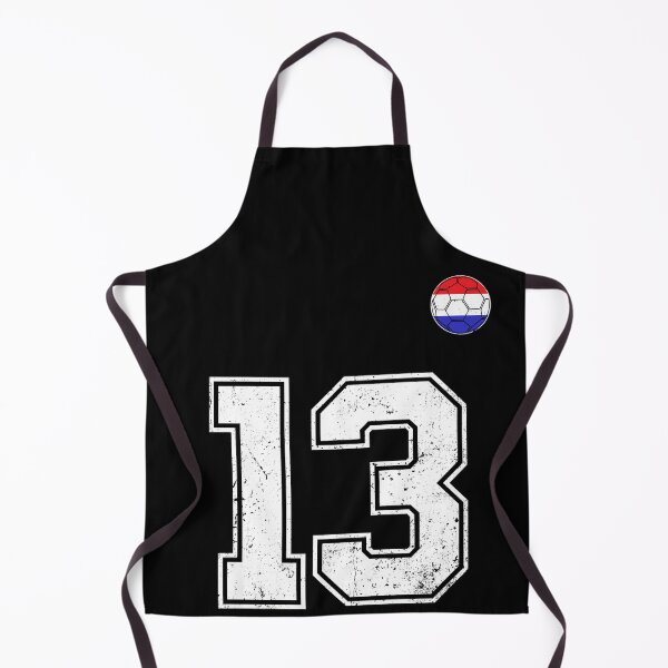 Item preview, Netherlands Soccer Number 13 Vintage Sports Fan designed and sold by LiviuGligoros.