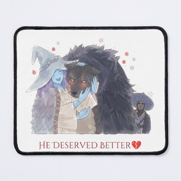 Item preview, He Deserved Better - Blaidd and Ranni Elden Ring designed and sold by IncognitoPrints.