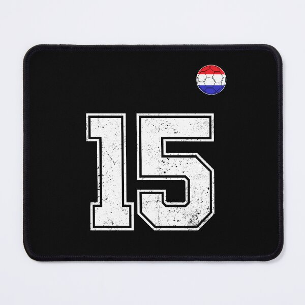 Item preview, Netherlands Soccer Number 15 Vintage Sports Fan designed and sold by LiviuGligoros.