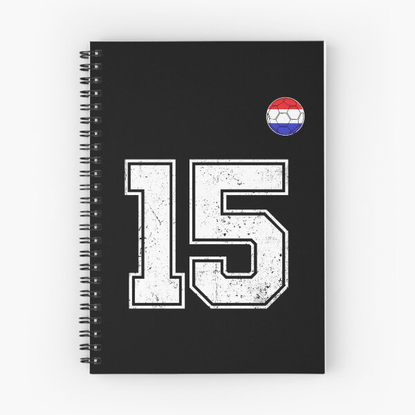 Item preview, Netherlands Soccer Number 15 Vintage Sports Fan designed and sold by LiviuGligoros.