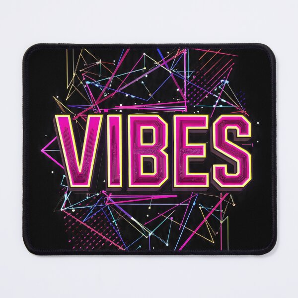 Item preview, VIBES Minimal Neon Streetwear Design designed and sold by YAKA ART SRI LANKA.