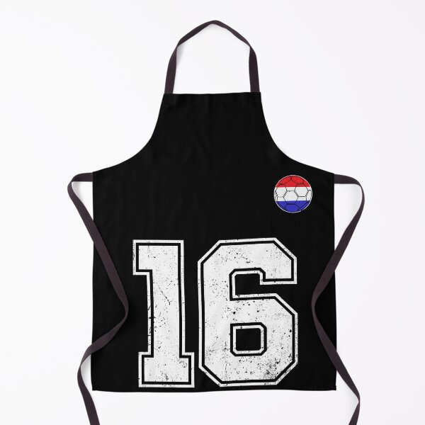 Item preview, Netherlands Soccer Number 16 Vintage Sports Fan designed and sold by LiviuGligoros.