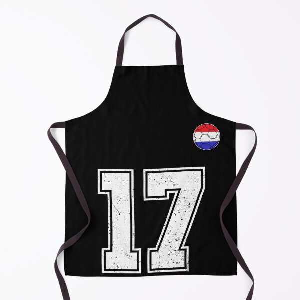 Item preview, Netherlands Soccer Number 17 Vintage Sports Fan designed and sold by LiviuGligoros.