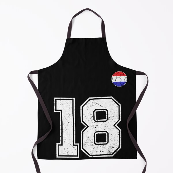 Item preview, Netherlands Soccer Number 18 Vintage Sports Fan designed and sold by LiviuGligoros.