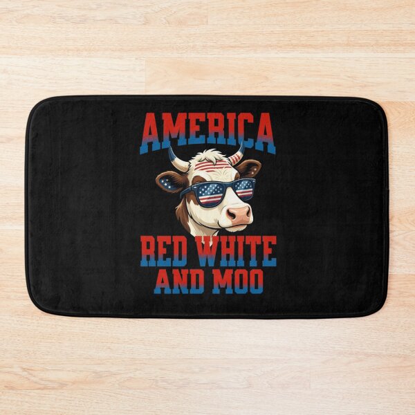 Item preview, Red White and Moo 4th of July  designed and sold by TheEndDesign.