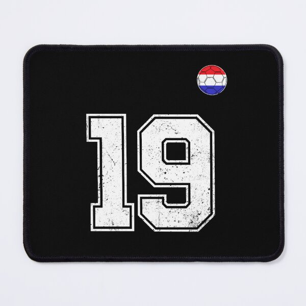 Item preview, Netherlands Soccer Number 19 Vintage Sports Fan designed and sold by LiviuGligoros.