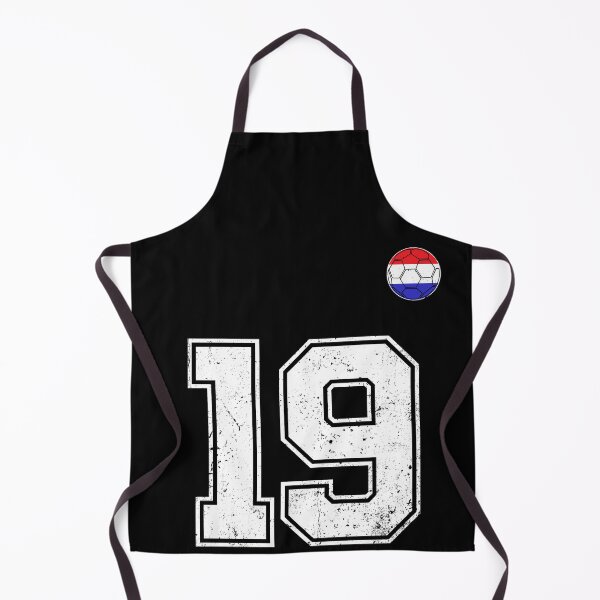 Item preview, Netherlands Soccer Number 19 Vintage Sports Fan designed and sold by LiviuGligoros.