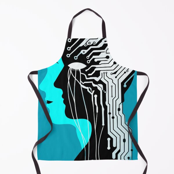 Item preview, The Algorithmic Shadow Human AI Fear Concept designed and sold by xmoudx.