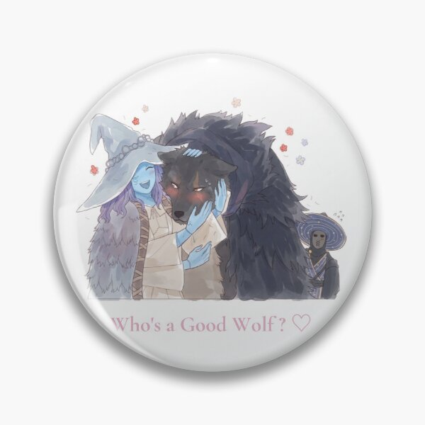 Item preview, Who's a Good Wolf - Ranni and Blaidd Elden Ring  designed and sold by IncognitoPrints.