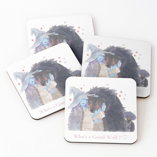 Item preview, Who's a Good Wolf - Ranni and Blaidd Elden Ring  designed and sold by IncognitoPrints.