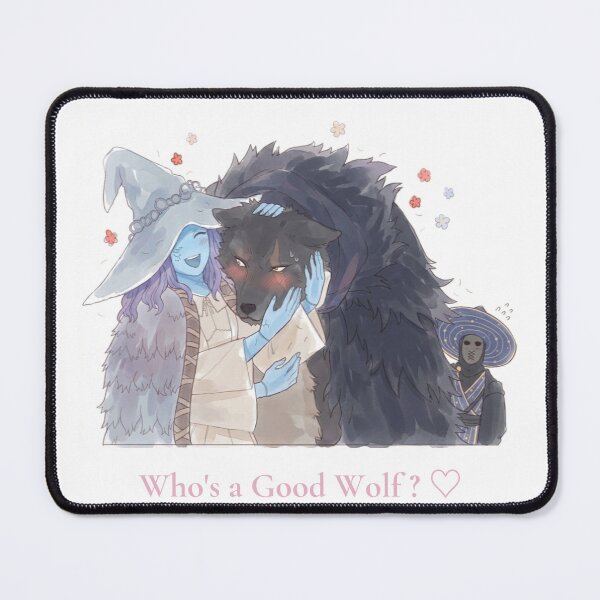 Item preview, Who's a Good Wolf - Ranni and Blaidd Elden Ring  designed and sold by IncognitoPrints.