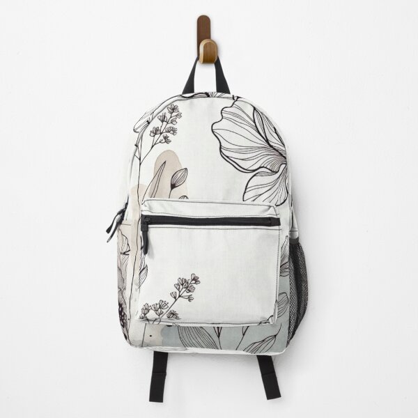 Item preview, Delicate Grayscale Floral Sketch Illustration designed and sold by IntelliMindDesigns.