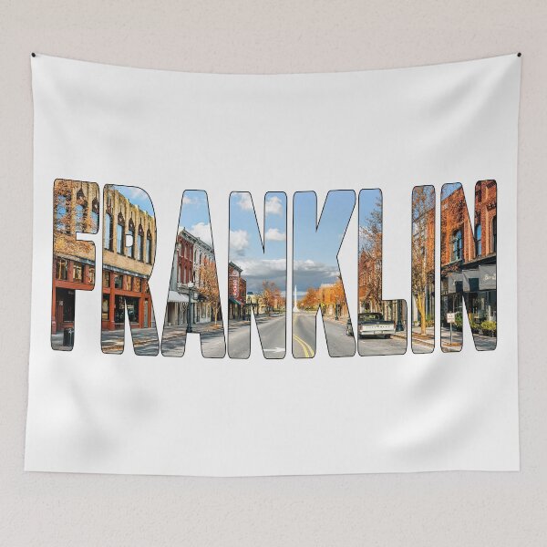 Item preview, FRANKLIN - Tennessee Late Autumn Street in Historic District Main Street designed and sold by Adam Gormley.