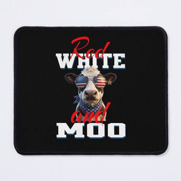 Item preview, Red White and Moo 4th of July designed and sold by TheEndDesign.
