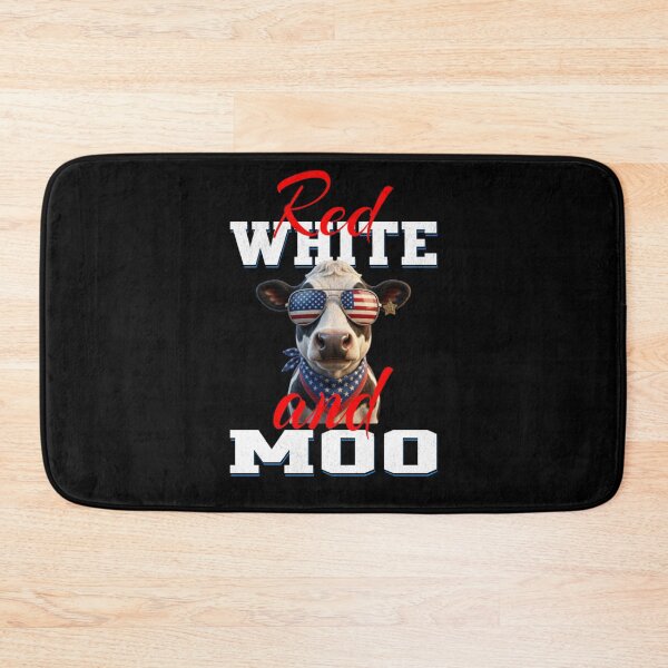 Item preview, Red White and Moo 4th of July  designed and sold by TheEndDesign.