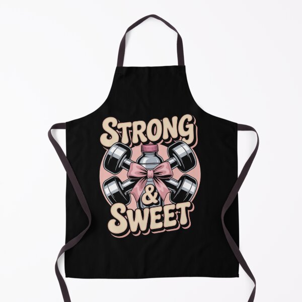 Item preview, Strong & Sweet Gym Girl Fitness Motivation designed and sold by Nzgiftsandmore.