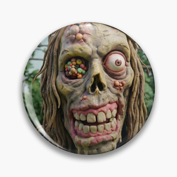 Item preview, Creepy Clay Zombie Monster Portrait designed and sold by RamFor6.