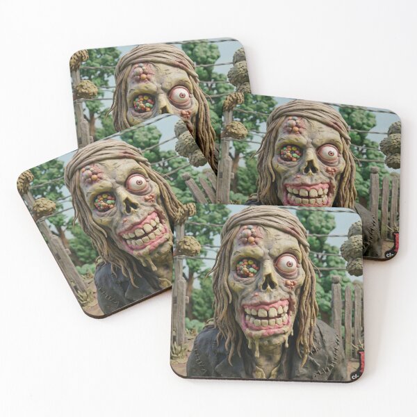 Item preview, Creepy Clay Zombie Monster Portrait designed and sold by RamFor6.