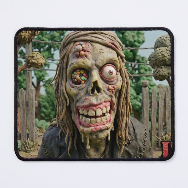 Item preview, Creepy Clay Zombie Monster Portrait designed and sold by RamFor6.