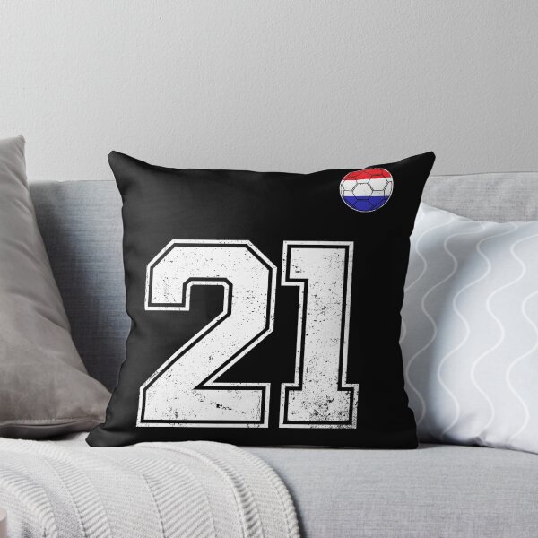 Item preview, Netherlands Soccer Number 21 Vintage Sports Fan designed and sold by LiviuGligoros.