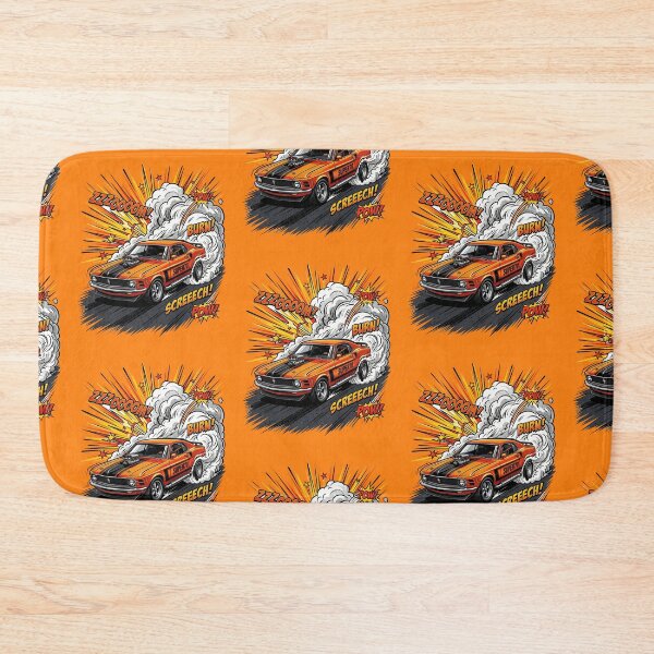 Item preview, Retro American Muscle Car Pop Art Hot Rod Comic designed and sold by RetroRewind Studio.