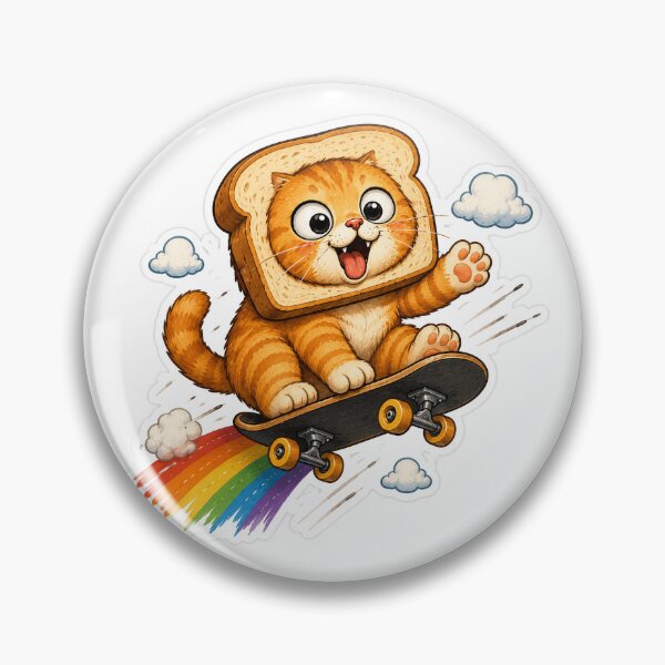 Item preview, Kucing pakai skateboard  designed and sold by Erni  Endah.