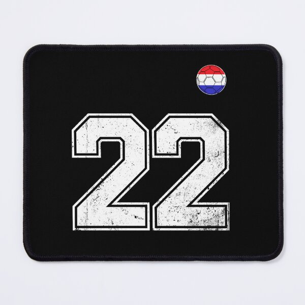 Item preview, Netherlands Soccer Number 22 Vintage Sports Fan designed and sold by LiviuGligoros.