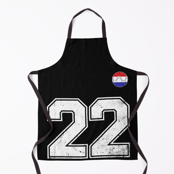 Item preview, Netherlands Soccer Number 22 Vintage Sports Fan designed and sold by LiviuGligoros.