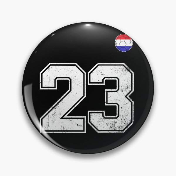 Item preview, Netherlands Soccer Number 23 Vintage Sports Fan designed and sold by LiviuGligoros.