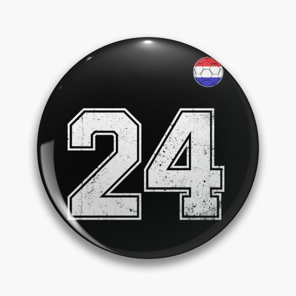 Item preview, Netherlands Soccer Number 24 Vintage Sports Fan designed and sold by LiviuGligoros.
