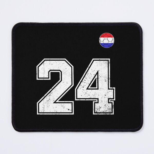 Item preview, Netherlands Soccer Number 24 Vintage Sports Fan designed and sold by LiviuGligoros.