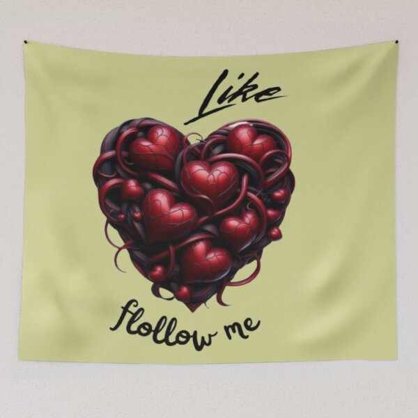 Item preview, Follow My Heart – Art Vibrant & Moderne designed and sold by Catfcreations.