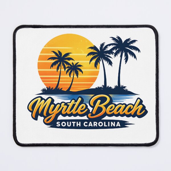 Item preview, Myrtle Beach SC Sunset Palm Trees designed and sold by Byte-shirt.