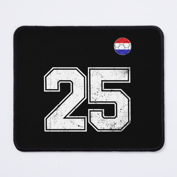 Item preview, Netherlands Soccer Number 25 Vintage Sports Fan designed and sold by LiviuGligoros.