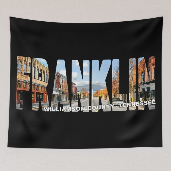 Item preview, FRANKLIN Williamson County Tennessee - Autumn Sunny Day in Main Street designed and sold by Adam Gormley.