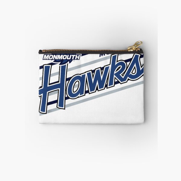 Item preview, Monmouth Hawks Retro Performer White Officially Licensed T-Shirt designed and sold by JJLetterDesigns.