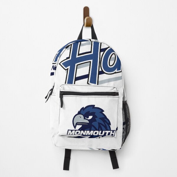 Item preview, Monmouth Hawks Retro Performer White Officially Licensed T-Shirt designed and sold by JJLetterDesigns.