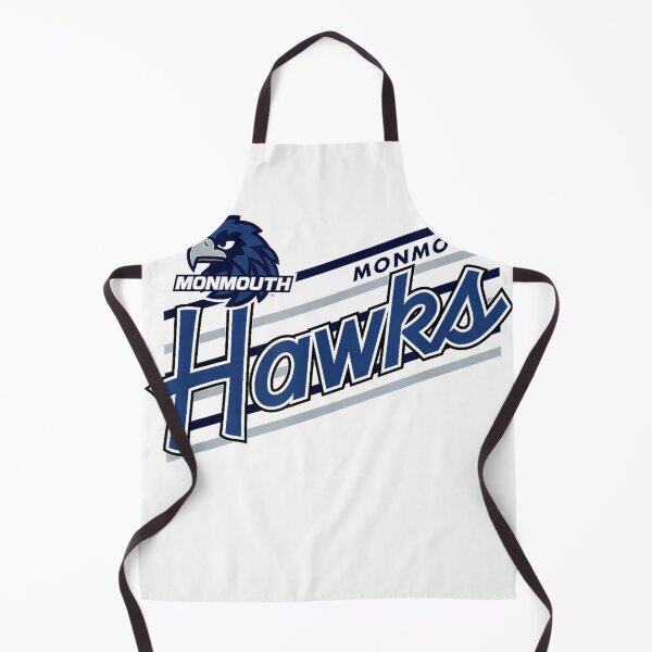 Item preview, Monmouth Hawks Retro Performer White Officially Licensed T-Shirt designed and sold by JJLetterDesigns.