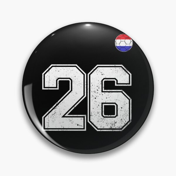 Item preview, Netherlands Soccer Number 26 Vintage Sports Fan designed and sold by LiviuGligoros.