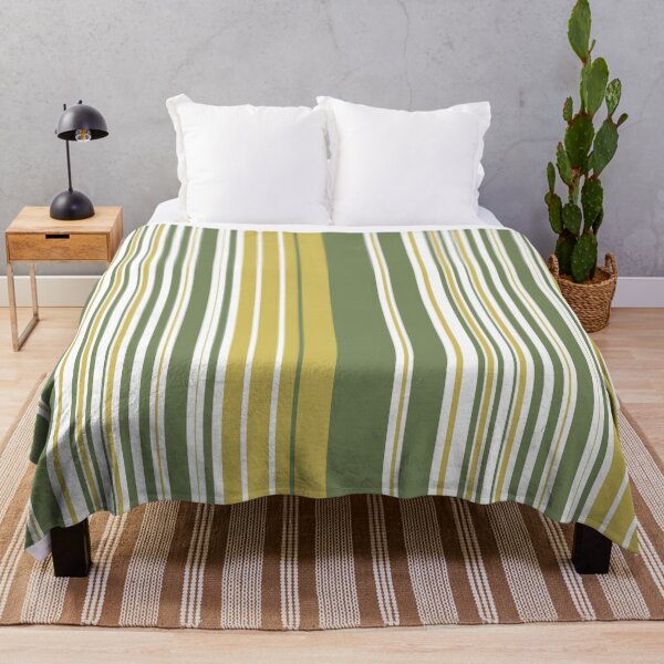 Item preview, Green, white and yellow stripes design designed and sold by Hinkson Cox.