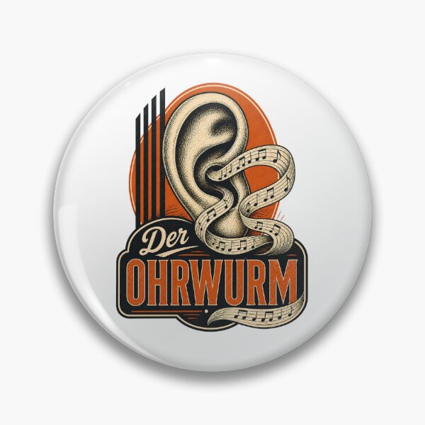 Item preview, Der Ohrwurm - Vintage German Earworm music Design designed and sold by SnarkWorks.
