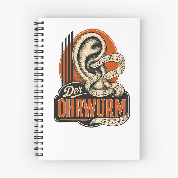 Item preview, Der Ohrwurm - Vintage German Earworm music Design designed and sold by SnarkWorks.