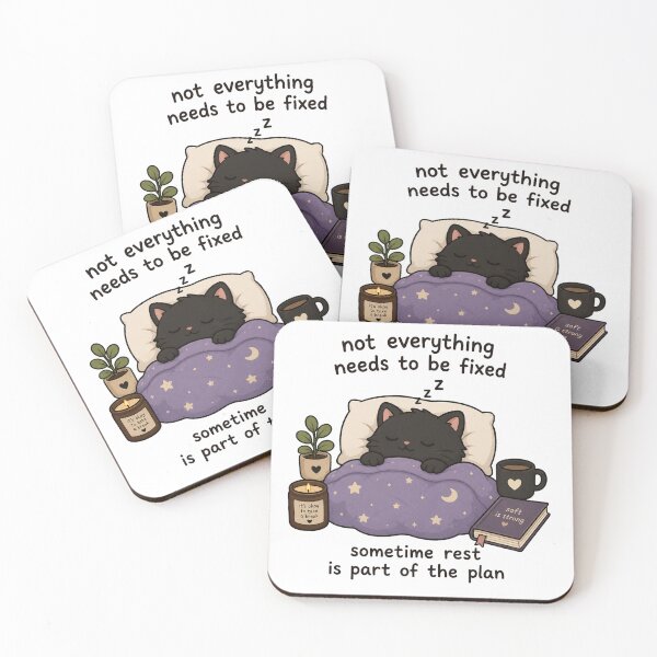 Item preview, Sometimes Rest Is Part Of The Plan Cat designed and sold by marketkmarket.
