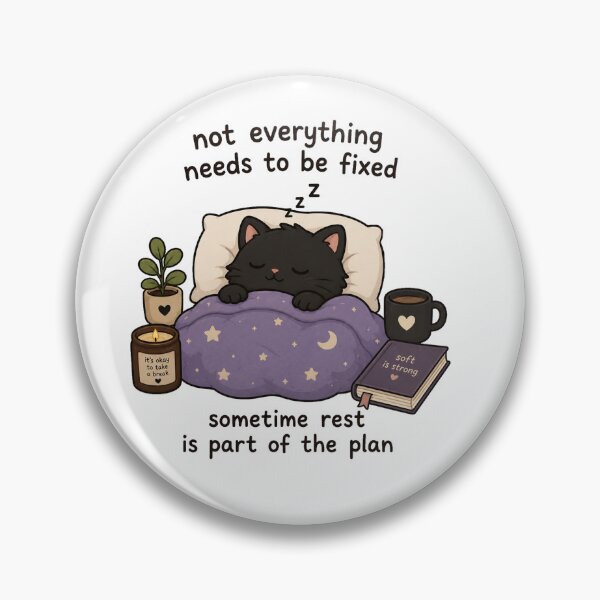 Item preview, Sometimes Rest Is Part Of The Plan Cat designed and sold by marketkmarket.