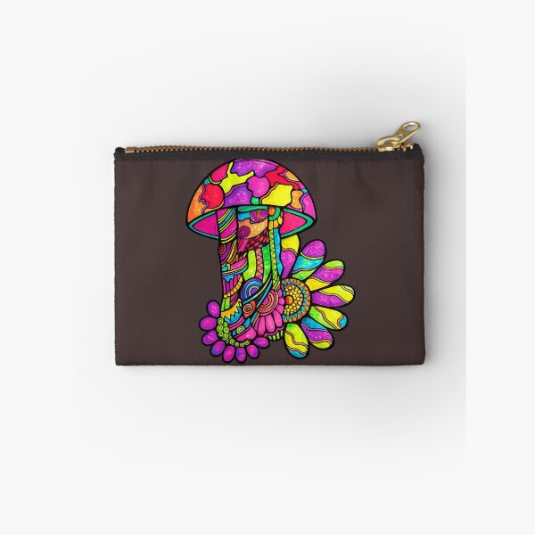 Item preview, Original Hand Drawn Psychedelic Mushroom Art | Colorful Zentangle Mushroom Illustration | Vibrant Fantasy Nature Design designed and sold by Ashes to Artistry.