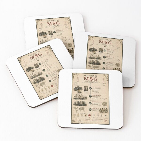 Item preview, The Story of MSG | Food Heritage Poster designed and sold by Easternpantry.